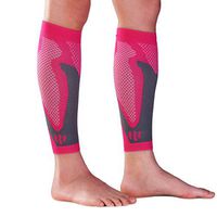 LTHAOO Calf Compression Sleeves -(20-30mmhg) Leg Compression Socks for Shin Splint, Calf Pain Relief - Men Women Sleeve for Running, Cycling, Maternity, Nurses.（Pink-L
