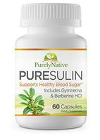 PURESULIN - Blood Sugar Control & Glucose Metabolism Support Supplement - Gymnema Sylvestre, Cinnamon & Berberine HCI for a1c Level Support. Healthy Insulin Levels & Cardiovascular Support.