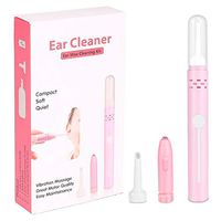Ear Wax Removal Kit, Electric Ear Cleaner for Adults and Kids, Vacuum Soft Silicone Automatic Earwax Removal Tools, Safe and Comfortable Ear Wax Pick Set, Double Size Heads for People of All Ages