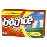 BOUNCE DRYER SHEETS LAUNDRY FABRIC SOFTENER OUTDOOR FRESH 105 COUNT