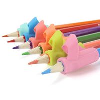 Yliquor 3PCSl Grips Grippers Set Children Pencil Holder Pen Writing Aid Grip Posture Correction Tool Penci (Colorful)