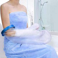 SayingWaterproof Adult/Kids Arm Cast Cover for Shower Bath, Cast Protector Keep Cast Bandage Dry, Watertight Cast Bag for Wound Arm Palm, Watertight Protector (19.7" x 7.9")