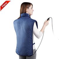 Levesolls Heating Pads for Back Pain,Extra Large Electric Heating Pad for Neck Shoulder Relief,6 Heat Settings Auto Shut Off,(2020 Updated Heating Technology) 100V-240V to 24V,25 Inch x 39 Inch,Blue