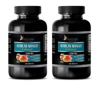Fat Burners for Men - African Mango Extract 1200 MG - African Mango Powder - 2 Bottles (120 Capsules)