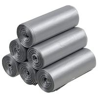 Obston 1.5 Gallon Small Trash Bags, 6 Roll/150 Counts, Grey