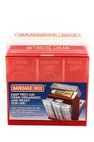 Bandage Box Container, Red with White Center