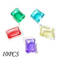Weisfe78 10/50/100 pcs Portable Laundry Gel Bead Capsules Travel Washing Liquid Pod Cleaner Cleaning, Laundry Ball Beads, Cleaning Supplies Easter Accessories Gifts