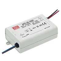 Constant Current Mode Switching LED Driver Power Supply, 350mA 28-100VDC 35 Watt