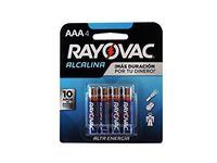 RAYOVAC 824-4F Alkaline Batteries (AAA, 4 Pack)