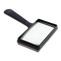 LoveinDIY Large 100mm 3X Rectangular Magnifier Reading Magnifying Glass Reading Tool