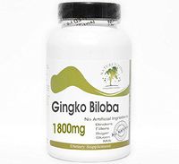 Gingko Biloba 1800mg ~ 120 Capsules - No Additives ~ Naturetition Supplements