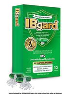 IBgard for Irritable Bowel Syndrome (IBS) Relief Bloating Gas 12 Capsules Small Box 90mg Ultra Purified Peppermint Oil Good for First Timers