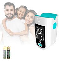 Fingertip Oximeter,Blood Oxygen Saturation Monitor,Oxygen Meter Heart Rate Tracker,Saturation Monitor with LED Screen Digital Readings for Pulse Rate