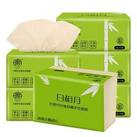 BOLUOYI Paper Towels Soft Pumping Toilet Paper Kitchen Towels Tissue Paper Napkins Pumping 6 Packs (Green)
