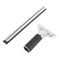 Shower Window Squeegee Stainless Steel Squeegee Shower Wiper Scraper Cleaner Window Squeegee Shower Mirror Squeegee Window Wiper Squeegees(28CM)