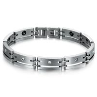 SunnyHouse Jewelry Titanium Men's Magnetic Bangle Bracelet Anti-Fatigue Anti-Radiation in a Gift Box