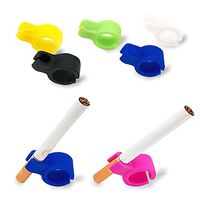 Jinhua 6 Pack Creative Silicone Multi-Purpose Cigarette Ring Holder Hands Free Smoking Ideal Gadget for Console Gamers PC Gamers Musicians and Drivers Stretchy and Durable Smoking Partner