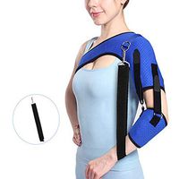 Shoulder Brace Support Injury Prevention Wrap Stroke Hemiplegia Subluxation Recovery and Other Shoulder Injuries Pain Relief for Left and Right Arm,Reinforced