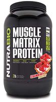 NutraBio Muscle Matrix - Whey Protein Blend (Strawberry Pastry, 2 Pounds)