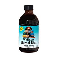 Source Naturals Wellness Herbal Kids Liquid Immune Defense Supplement & Immunity Booster with Echinacea, Elderberry & Yin Chiao - 8 OZ