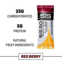 Science in Sport Go Energy Bar, Red Berry, 40 Gram Bars (20 Count)