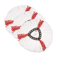 Daindy 3pcs Replacement for Vileda O-Cedar Mop Heads Refill Microfibre Spin Mop 360 Rotating Floor Mop Head