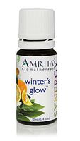 AMRITA Aromatherapy: Winter's Glow Synergy Blend (Natural Immune System Support)- Essential Oil Blend of of Red Mandarine, Clove Bud, Nutmeg CO2, Roman Chamomile, Bitter Orange Size: 10ML