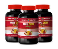 Appetite suppressant for Weight Loss Energy - Memory and Brain Supplements - Apple Cider Vinegar - with KELP, SPIRYLINA, Lecithin, Potassium - Apple Cider Vinegar Supplement Capsules - 3 Bottles