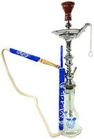 Khalil Mamoon Hookah Shisha Hookah Classic Apple Base, Blue