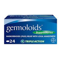 GERMOLOIDS Suppositories - Pack of 24