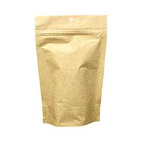 Kraft Mylar Stand Up Pouch 6"x9.5"x3.5", Pack of 100