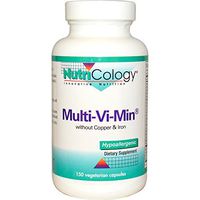 NutriCology Multi-Vi-Min without Copper and Iron - 150 Vegetarian Capsules - HSG-821884