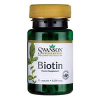 Swanson Biotin 5Vitamin 000 mcg 30 Capsules