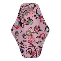 Reddhoon Reusable Cloth Sanitary Towels, Washable and Waterproof Bamboo Charcoal Menstrual Pads for Women