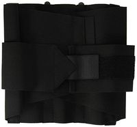 Bilt-Rite Mastex Health 10 Inch Criss-Cross Support with Steels, Black, X-Small