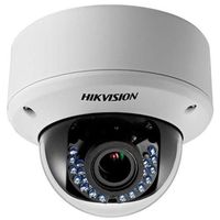 Hikvision DS-2CE56C5T-AVPIR3 Outdoor Analog IR Dome Camera, HD720P, Day/Night, DWDR, Smart IR, UTC Menu, IP66 Standard, 40M to IR, 24VAC/12VDC (Certified Refurbished)
