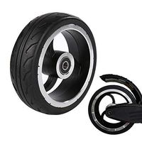 MAGT Electric Scooter Tyre Replacement 5.5inch Durable Solid Rear Wheel Scooter Accessories for Mini Folding Electric Scooter Wheel Replacement