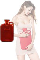 Peter Pan Hot Water Bottle with Cover,Extra Large Extra Thick Hot Water Bag, Thicker Higher Quality Rubber for Better Insulation, BPA & Phthalates Free, Holds 88 Fl Oz,Red