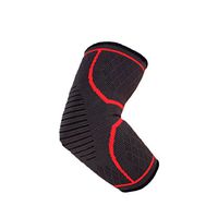 bjduck99 Summer Breathable Anti-Slip Sports Armband Cover Injury Protective Sleeve Pad - Red