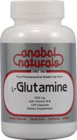 A. Naturals L-Glutamine - 500 mg - 100 Capsules