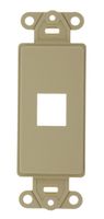 Leviton 41638-I Decora Insert Kit, 6P6C, Ivory