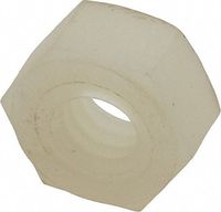 Small Parts 25CNFHN Nylon Hex Nut, 1/4"-20 Thread Size, Nylon, 1/4''-20 (Pack of 100)