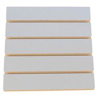 KC Store Fixtures A01113 Slatwall Melamine, 4' x 8' x 3" Oc, Fog Gray (Pack of 5)
