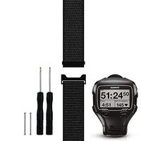 C2D JOY Only Compatible with Garmin Forerunner 910XT Replacement Band with Pins and Pin Removal Tool, Sport Mesh Strap Soft, Breathable Nylon Weave Accessories Watchband - 10#, L/6.7-9.5 in.