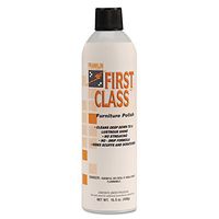 Franklin Cleaning F801015 First Class Furniture Polish Floral Scent 18 oz Aerosol Can 12/Carton