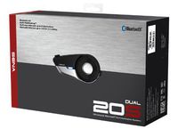 Sena 20S-01D Motorcycle Bluetooth 4.1 Communication System with HD Audio and Advanced Noise Control (Dual)