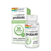 Solaray Mycrobiome Probiotic Weight Management 50 Billion Supplements, 30 Count