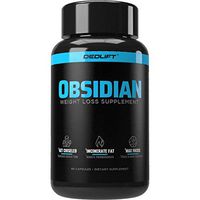DEDLift Obsidian Weight Loss Supplement & Thermogenic Fat Burner Capsules, 60 Count