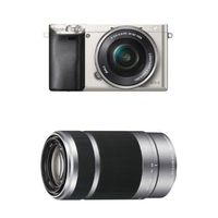Sony Alpha a6000 Mirrorless Digital Camera w/ 16-50mm and 55-210mm Power Zoom Lens