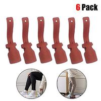 XHSP 6 Pcs Lazy Shoes Helper,Shoe Lifting Helper Easy on Easy Off,Portable Travel Handled Shoe Horn, Sock Slider Handled Shoe Horn for Seniors, Elderly, Disabled 2020 New